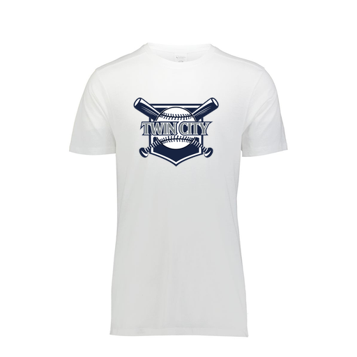 [FTSCUBWH-AS-LOGO2] Decker Men's Tri-Blend T-Shirt - Short Sleeve (Adult S, White, Logo 2)