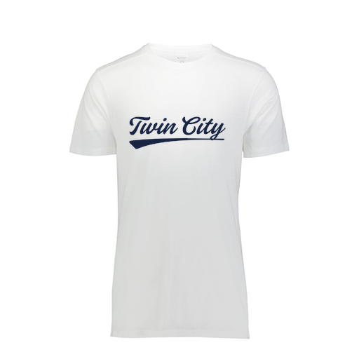 [FTSCUBWH-YS-LOGO3] Decker Youth Tri-Blend T-Shirt - Short Sleeve (Youth S, White, Logo 3)