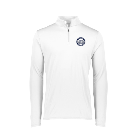 [FTLQFLWH-FAXS-LOGO1] Decker Women's Flex-Lite 1/4 Zip Shirt (Female Adult XS, White, Logo 1)