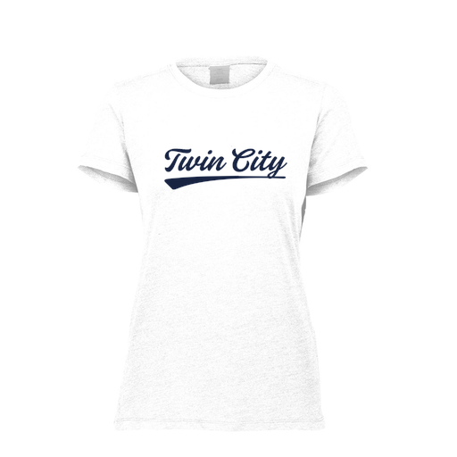 [FTSCUBWH-FAXS-LOGO3] Decker Women's Tri-Blend T-Shirt - Short Sleeve (Female Adult XS, White, Logo 3)