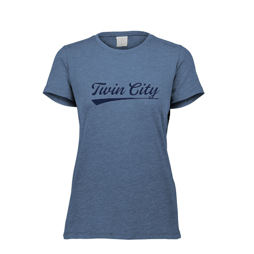 [FTSCUBNV-FAXS-LOGO3] Decker Women's Tri-Blend T-Shirt - Short Sleeve (Female Adult XS, Navy, Logo 3)