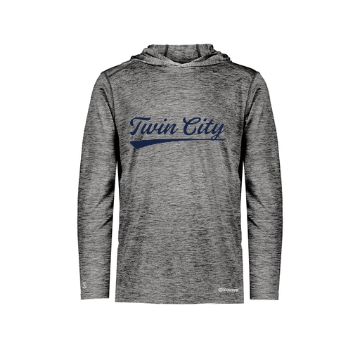 [FOLHCGBK-YS-LOGO3] Decker Youth Charge Hoodie (Youth S, Black, Logo 3)