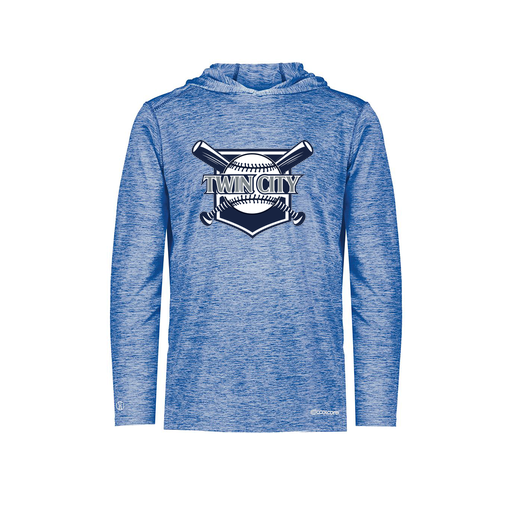 [FOLHCGRY-YS-LOGO2] Decker Youth Charge Hoodie (Youth S, Royal, Logo 2)